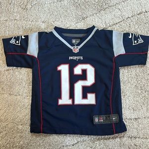 NFL Players Patriots Brady 12 Jersey